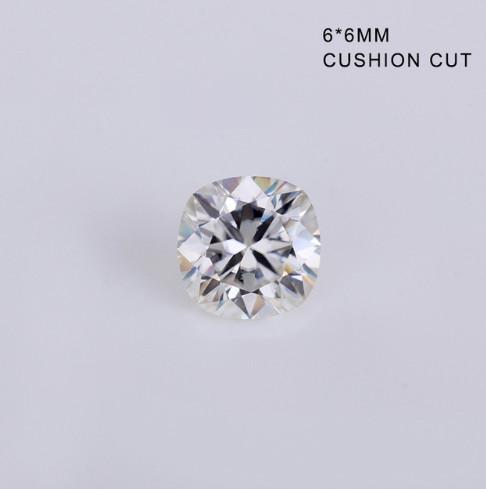 Synthetic Loose VVS Moissanite Gemstones For Jewelry Making , DEF Color 6mm