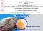 PE Disposable Table Plastic Car Seat Covers Drop Film Roll High Temperature
