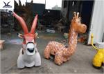 Height 1.5 Meters Giraffe Motorized Animal Scooters For Amusement Park