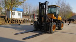 Wholesale Powered Pallet Stacker Diesel Powered Forklift 6 Ton Good Off Road Forklift from china suppliers