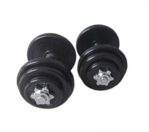China adjustable rubber dumbbell set, adjustable dumbbell rubber plates, rubber coated adjustable dumbbells on sale