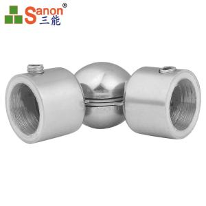 Wholesale Adjustable Stainless Steel Tube Connector Hand Rail Flush Joiner Tee 90 Degree from china suppliers