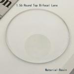 Resin 1.56 HMC Coating Round Top Bifocal And Progressive Lenses Quality Lens