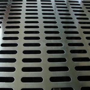 Wholesale Slotted Hole Perforated Sheet Stainless Steel 201 304 316L Size 2 X 20/ 3 X 20 / 4 X 20mm For Follor Panel from china suppliers