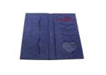 Radiation Protection Fabric Washable Kraft Paper Long Wallet RFID Blocking