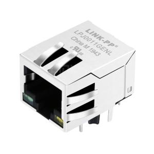 Wholesale YDS 13F-64ERGYDPZ2NL Compatible LINK-PP LPJ0011GENL 10/100 Base-T Single Port RJ45 Jack Tab Down Green/Yellow Led from china suppliers
