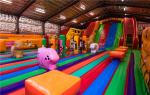 Bouncing Inflatable Toddler Playground , Fun City Playground Amusement Park