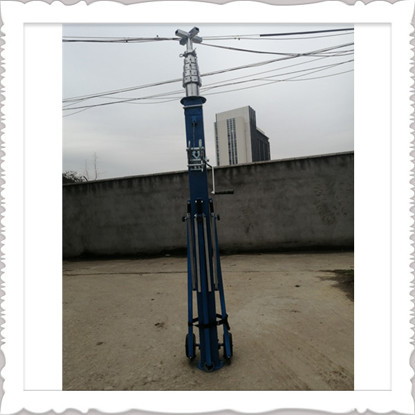20m Height Portable Aluminum Antenna Telescopic Mast