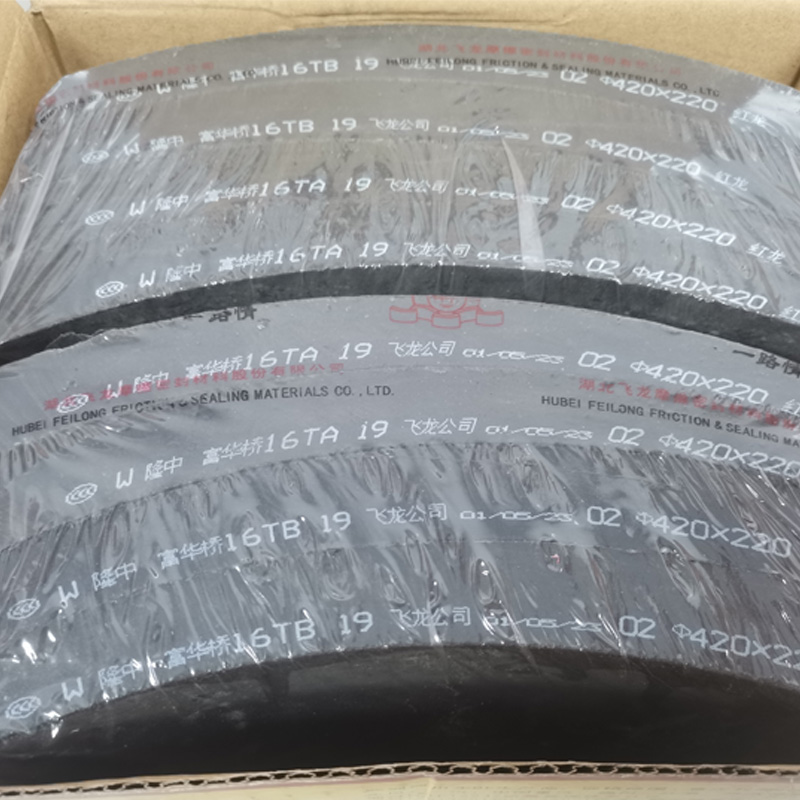JAPAN VEHICLES Semi-metallic Truck Brake Lining WG9231342068 for Heavy Duty HOWO Shacman