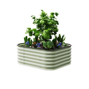 Wholesale 3.5*3.5*1.5Ft Galvanised Steel Vegetable Planters Large Easy To Assemble from china suppliers