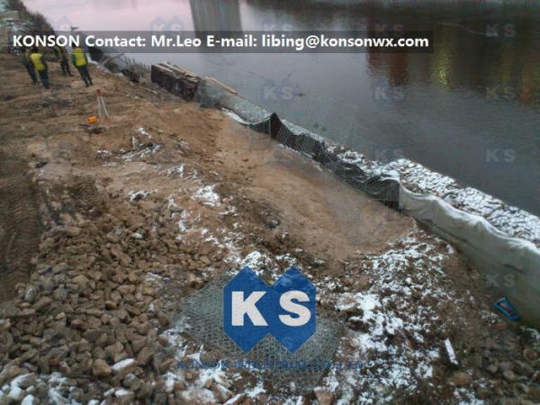 Heavy Duty Galvanized Wire Gabion Box Fencing Retaining Wall For Coastal