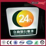 outdoor indoor waterproof anti-wind illuminated advertising bank light box