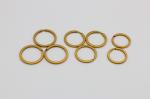Top Quality metal split key ring customized OEP antique gold iron key ring