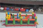 Colorful Jumping Inflatable Bounce House Bouncy Castle With Slide For Outdoor