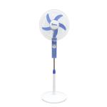 16 Inch 12V BLDC Motor Rechargeable Solar Fan 18V 15W Plastic Material