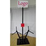 POP Alloy Wheel Metal Auto Parts Display Racks 3 Alloy Wheel Display Stand