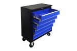 24" 616x330x745mm Blue 5 Drawer 24 Inch Tool Chest Cabinet On Wheels