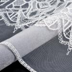 Wholesale Embroidery Knitted Lace Tulle Polyester Guipure Cord Lace Fabric For