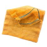 Customized PE Kindling Wood Mesh Net Sacks Raschel Orange Bags For Vegetables