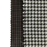 300*300D Yarn Count Oxford Fabric Houndstooth Plaid Check Fabric for Women's