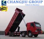 Good Condition Fairly Used 371HP Euro3 8X4 Sinotruck HOWO 12wheels Dump Truck