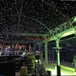 Custom Church Wedding Backdrop LED Star Curtain Lights with Working Temperature