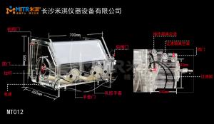 Wholesale Sealed Atmosphere Plastic Glove Box For Chemistry Lab Mt010 Type C from china suppliers