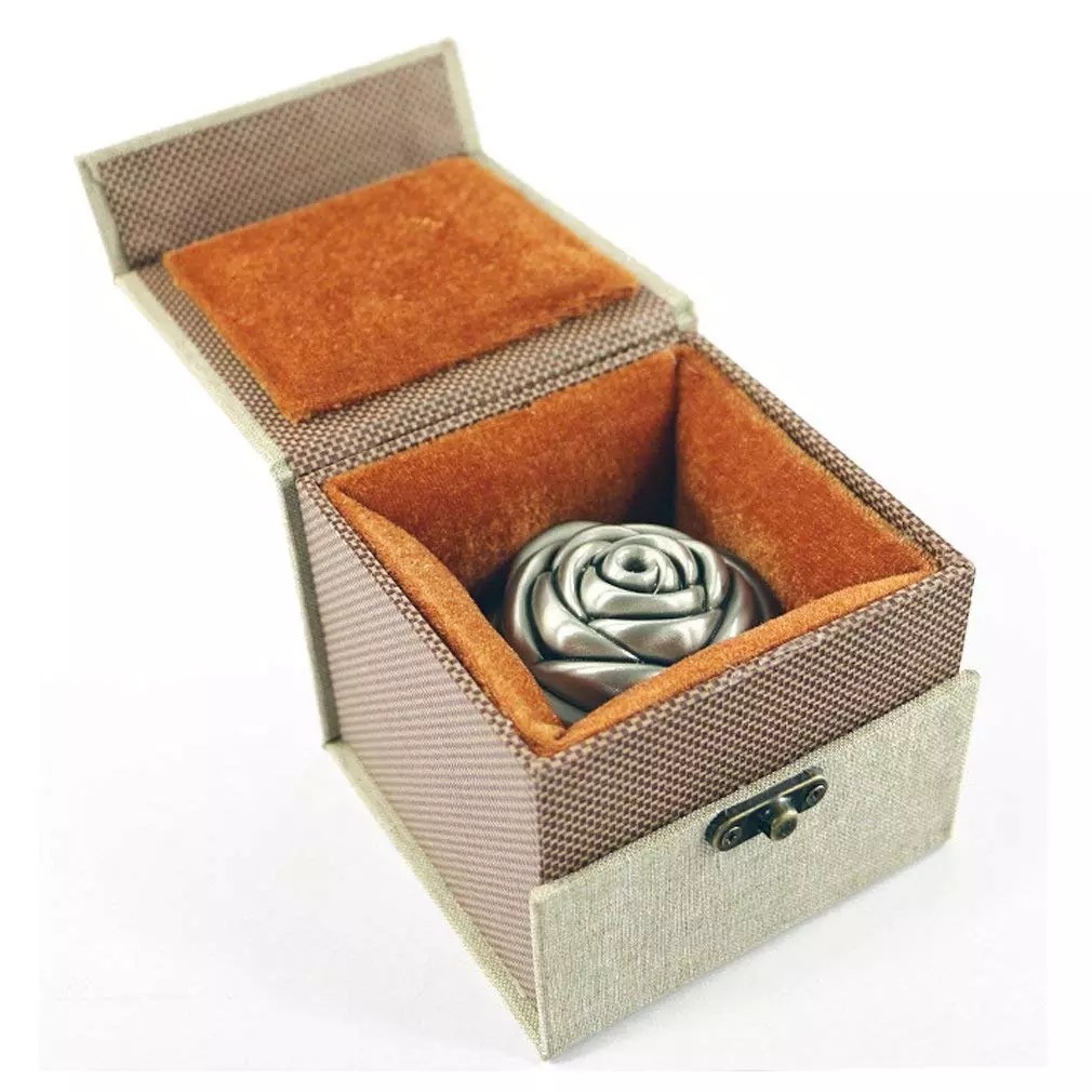 Handmade Preserved Flower Rose Upscale Immortal Flowers Eernal Life Flowers In Jewel Box