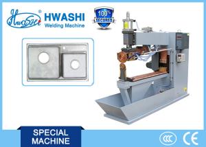 Wholesale 100KVA Semi-Automatic Sink Seam Welder Machine for 304 Stainless Steel 1+1mm thickness from china suppliers