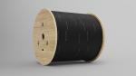 1000m/ Roll Outdoor Fiber Optic Cable 1 Core 3 Steel Wire G657A1 FTTH Drop Cable