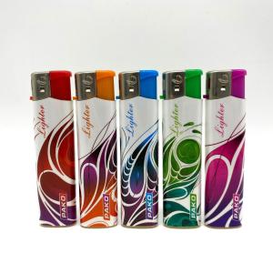 Wholesale Flint Gas Lighters Custom Logo Candle Cigarette Lighter Plastic Flame Gas Lighters from china suppliers
