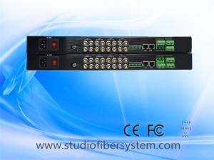 Wholesale 8CH Multifunctional 3g/hdsdi to fiber converter for sdi&amp;ethernet&amp;bidi rs485&amp;bidi audio over sm fiber to 80km from china suppliers