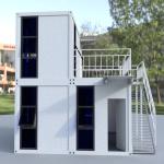 Zontop China Modern Ready Small Hurricane Proof Prefabricated Two Story Resort