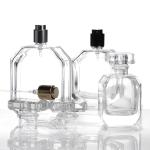 30ml 50ml 100ml Frosted Clear Glass Perfume Bottle with Cap