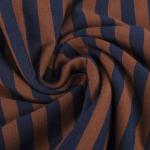 185gsm 95 Cotton 5 Spandex Fabric Soft Striped Knit Lycra Undershirt Cloth
