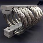 Leeboo Machine Wire Rope Vibration Damper Helicopter Cabinet Transportation