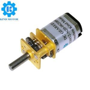 Wholesale DC 3V 3.5V 5V 6V 12Volt carbon brush flat N10 N20 N30 380:1 Micro Metal Gear motor with long Shaft from china suppliers