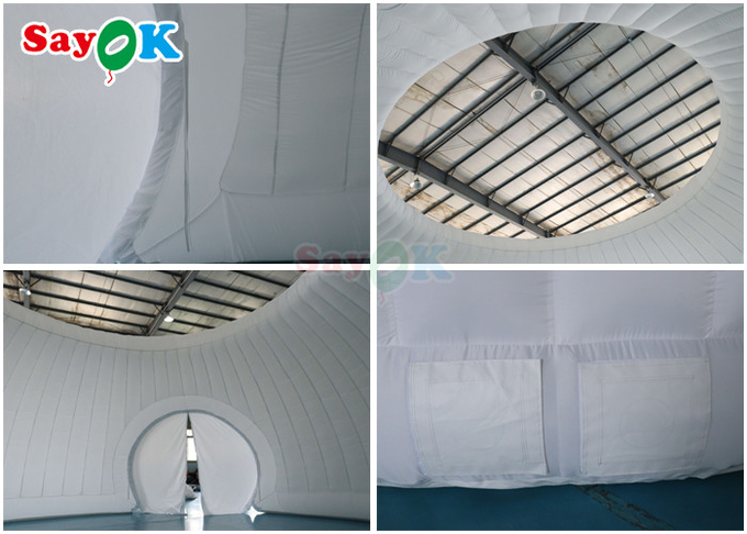 Advertising Inflatable Marquee Tent Panorama Dome Inflatable White Wedding Tent