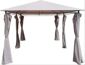 Wholesale Outdoor Metal Removable Polyester Curtain Tent 3 x 4m Six Leg Canopy from china suppliers