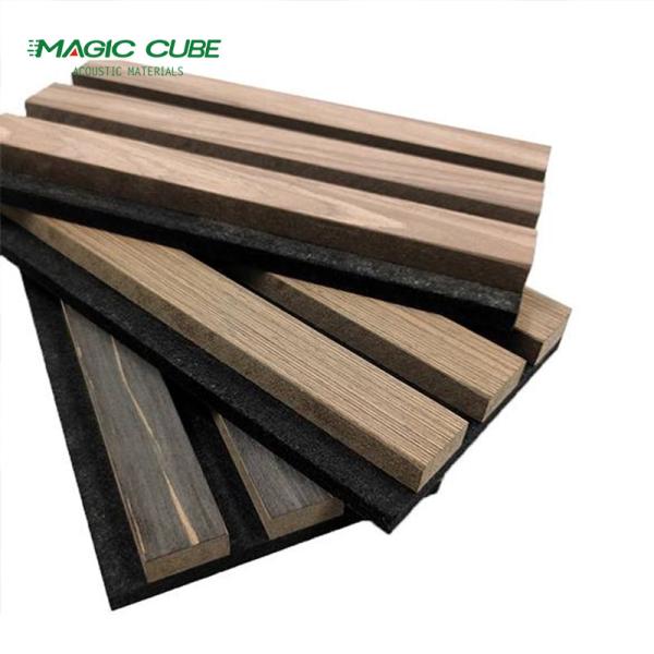 Coating Slat Wood Acoustic Panels for Wall and Ceiling Decoration in Customized
