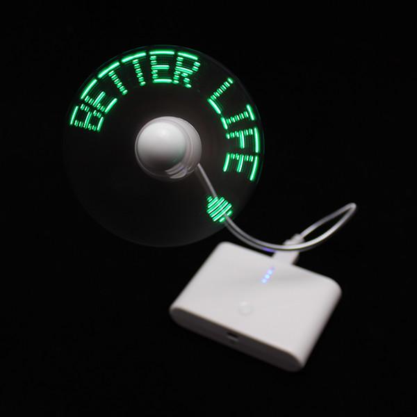 Handheld USB LED Message Fan For Concerts, Party, Night Clubs, Music Festivals