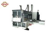 Pizza Box Rotary Die Cutter Two Color Printing Machine For Corrugated Carton