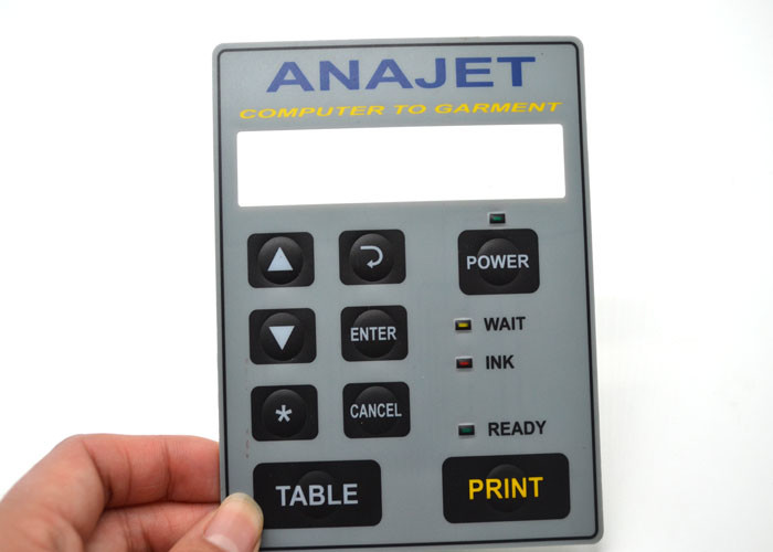Dustproof LED Display Metal Dome Membrane Switch With 3M55230 Back Adhesive