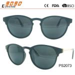 New arrival and hot sale of plastic round sunglasses,suitable for men and women
