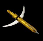 Carbon Steel Bow Hunting Archery Broadhead 100 Grain 3 Blade Mechanical