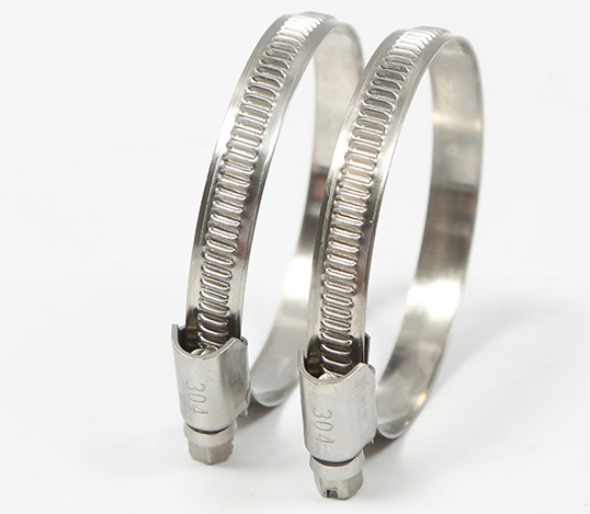 Customize Support Standard Size Stainless Steel Worm Gear Hose Clamps for Water Pipes