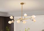 Flower Big Chandelier Interior Designer Ceramic Pendant Lamp Home Decoration For