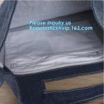 Fashion zipper shoulder bag heavy duty canvas tote bag shopping canvas bag with