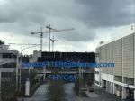 QTZ6513 Top Slewing Tower Crane Free Height 45meters 2.5m Mast Section