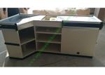 Stainless And Cold Rolled Steel Shop Checkout Counter Baking Paint Finish